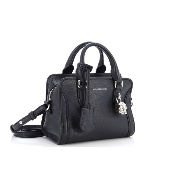 Alexander McQueen Padlock Zip Around Tote Leather Mini - Picture 2 of 10